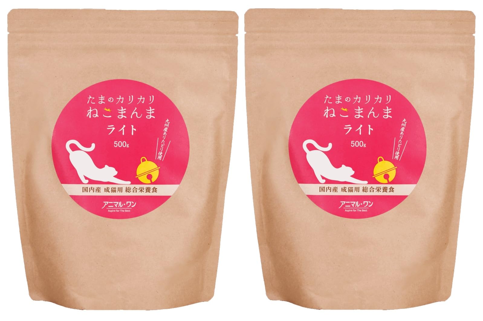 Amazon.co.jp: アニマル・ワン たまのカリカリ ねこまんま ライト 500g